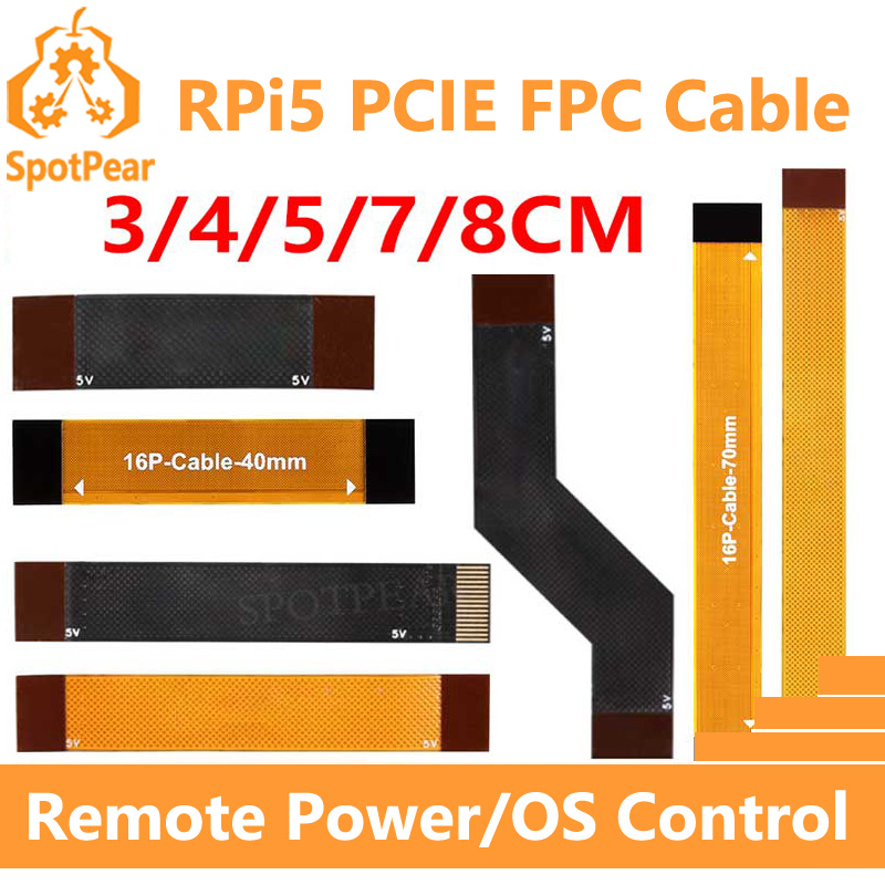 Raspberry Pi 4 - Raspberry Pi 5 PCIE FPC Cable