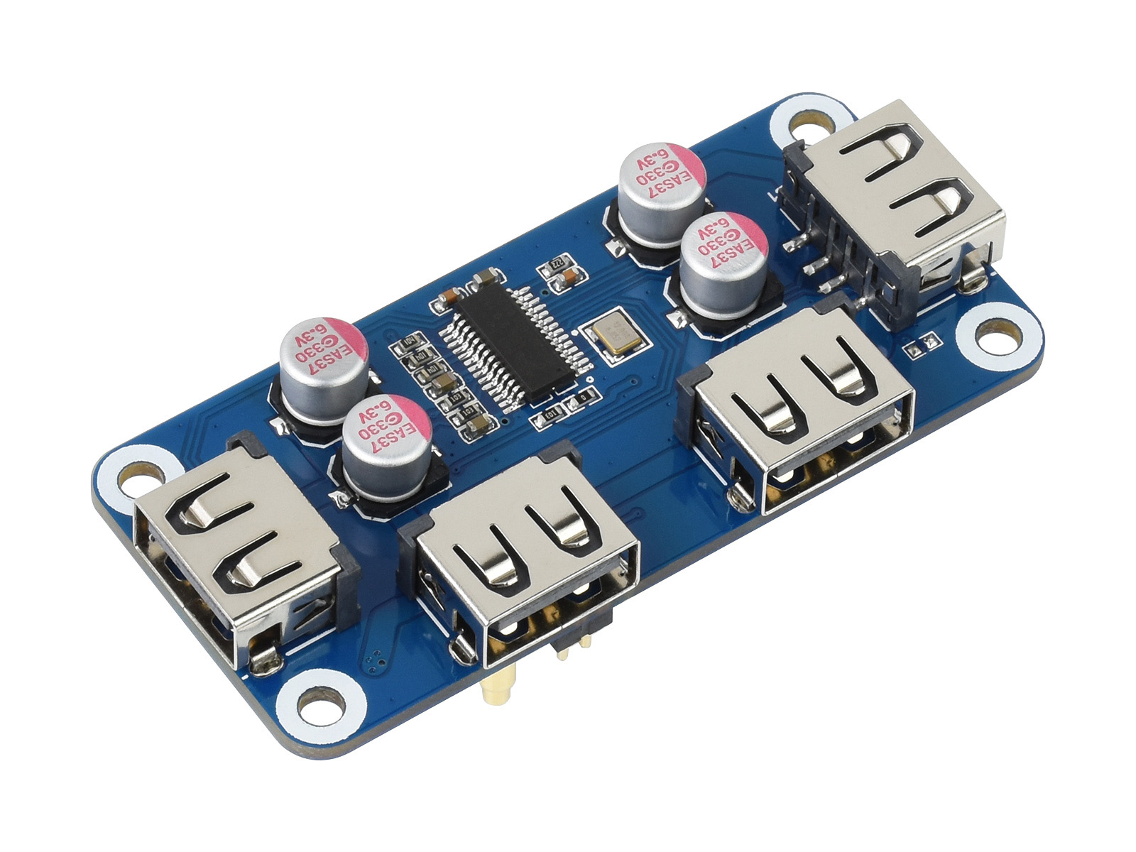Pi Zero - Waveshare USB HUB HAT (B) 4x
