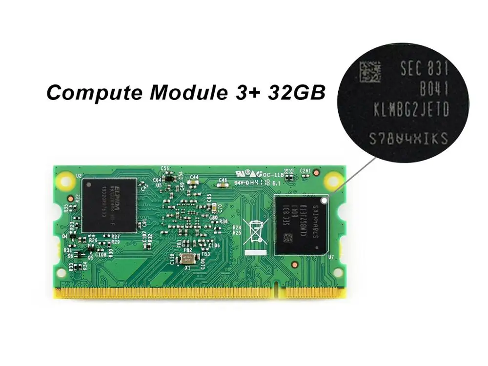 Raspberry Pi - Raspberry Pi Compute Module 3+ Lite/8GB/16GB/32GB