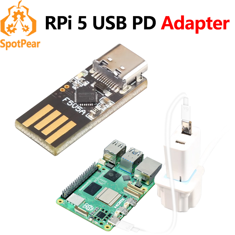 Pi Power Supply - Raspberry Pi 5 USB A C