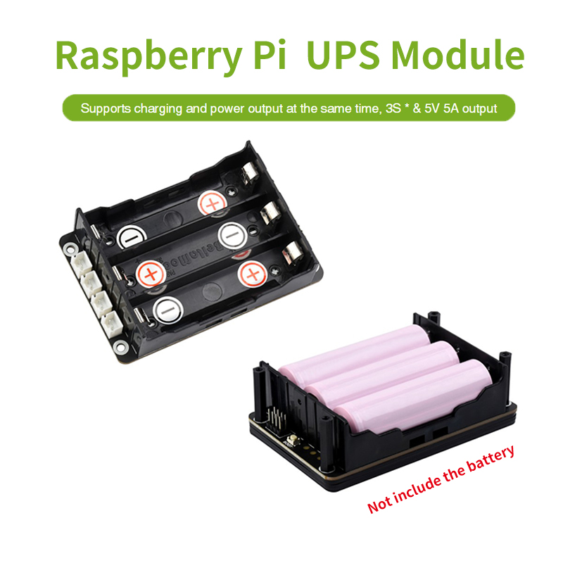 Pi Power Supply - Raspberry Pi 5 UPS HAT Support