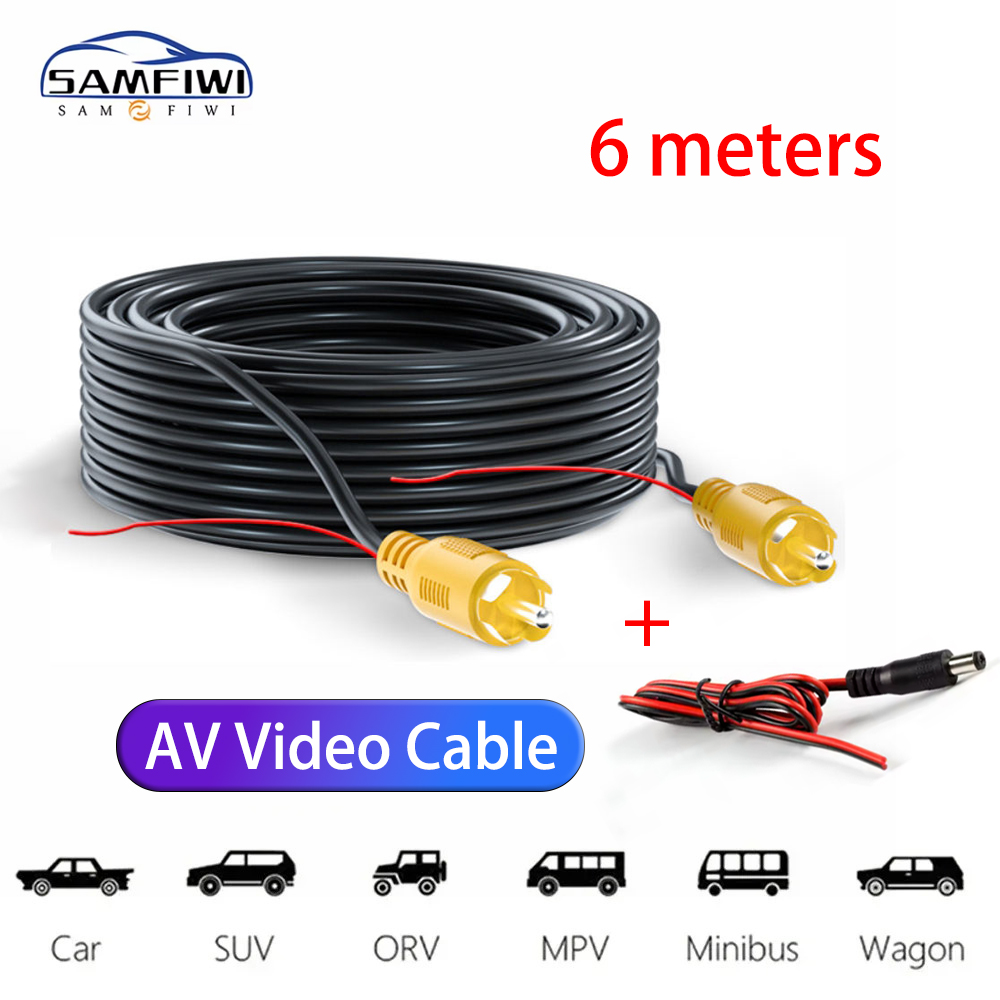 Pi Camera Cable - Car Rear View Camera RCA Wire