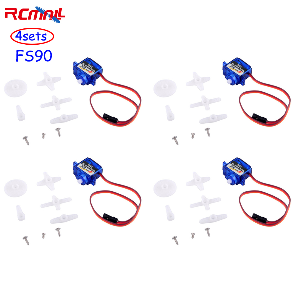 Raspberry Pi 4 - 4 Sets Feetech FS90 9g Micro