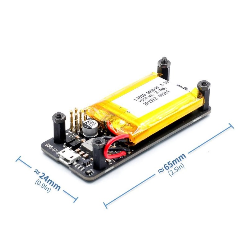 Pi Zero - UPS-Lite Module for Raspberry Pi Zero