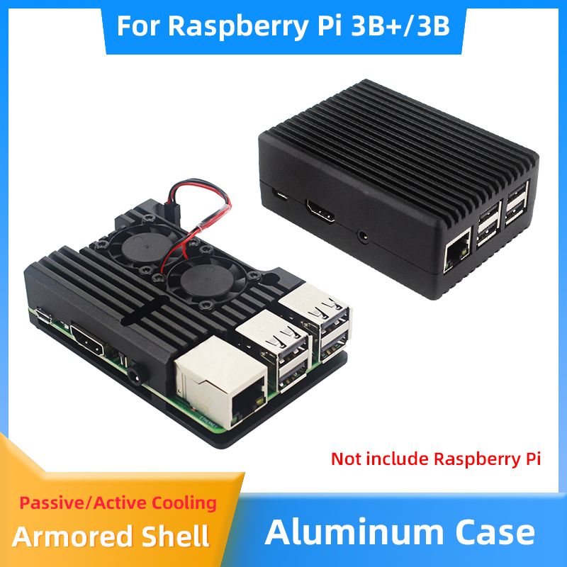 Pi Cooler - Raspberry Pi 3B+ 3B Aluminum Case