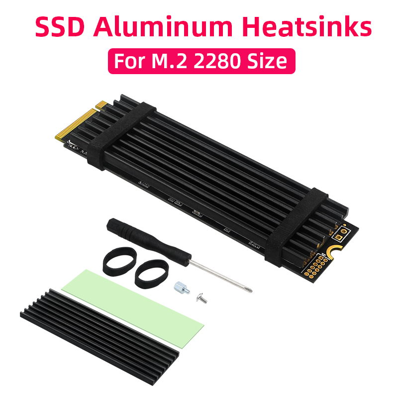 Pi Cooler - M.2 SSD Heatsink Aluminum Radiator Solid
