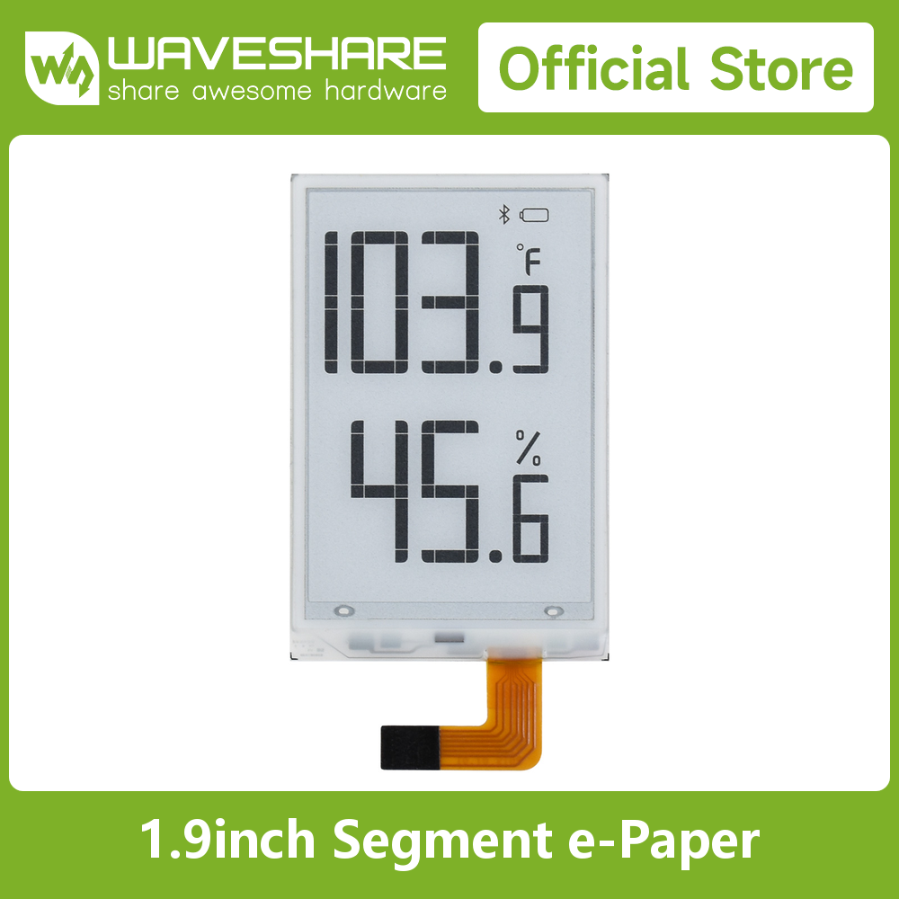 Waveshare 1.9inch Segment E-Pa - Pi Display review and price