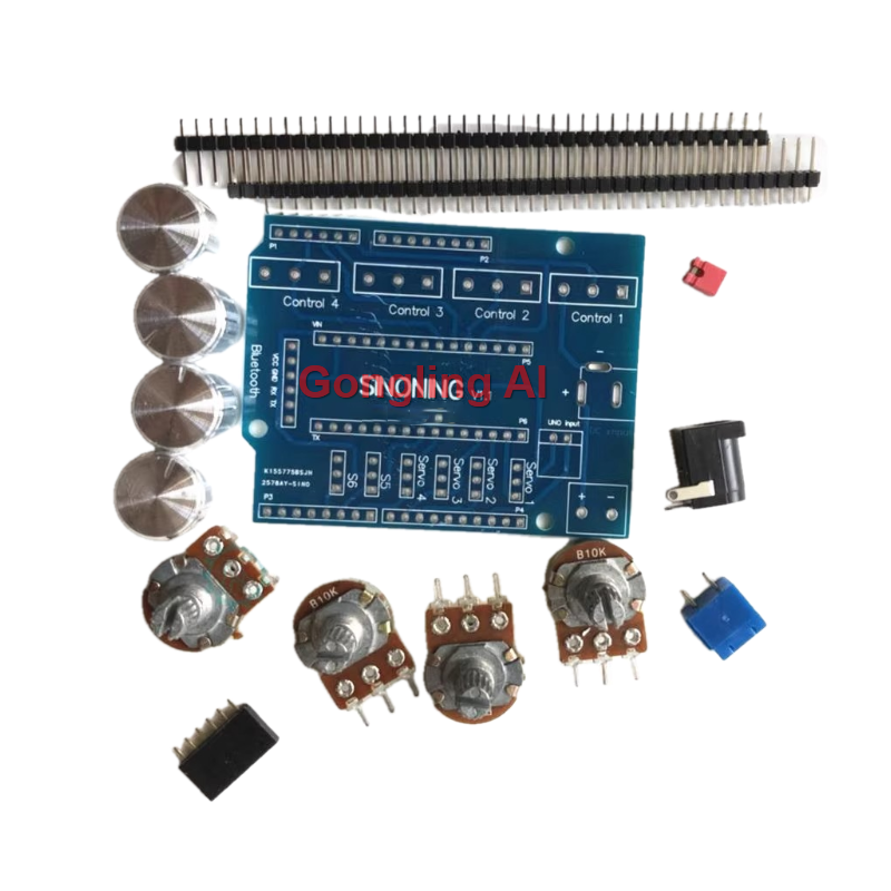 4 Channels Knob Servo Controll - Arduino Kit review and price