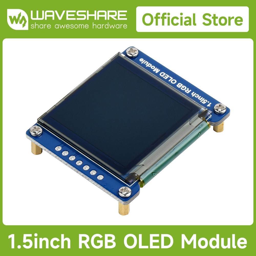 Waveshare1.5inch RGB OLED disp - Pi Display review and price