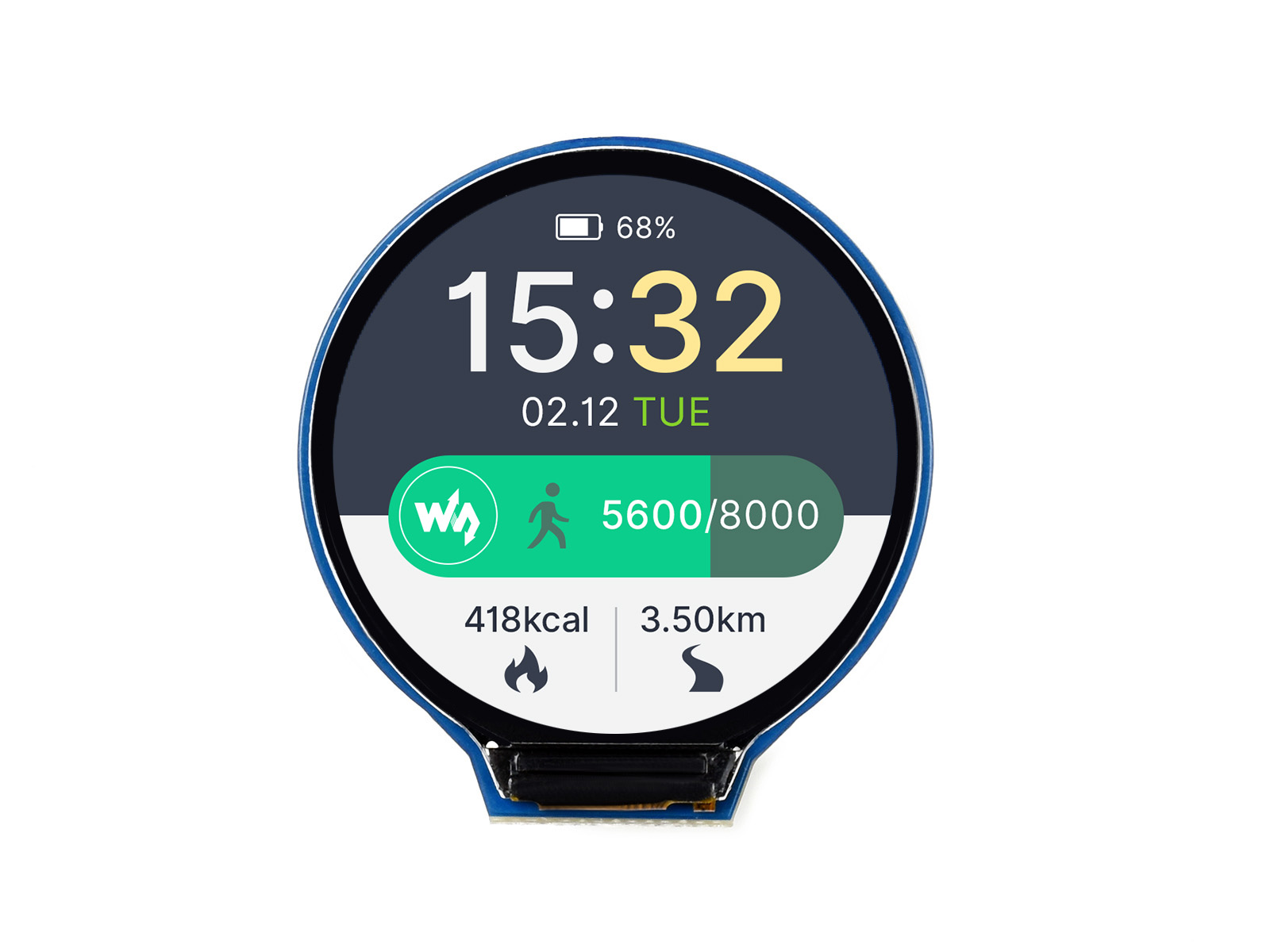 Waveshare 1.28inch Round LCD D - Pi Display review and price