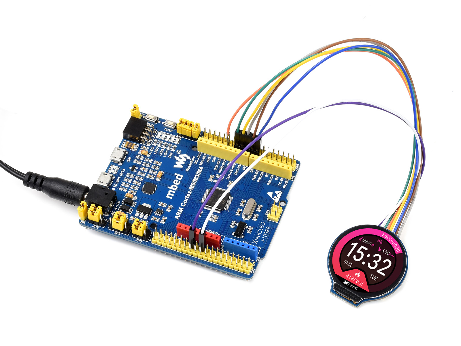 Waveshare 1.28inch Round LCD D - Pi Display review and price