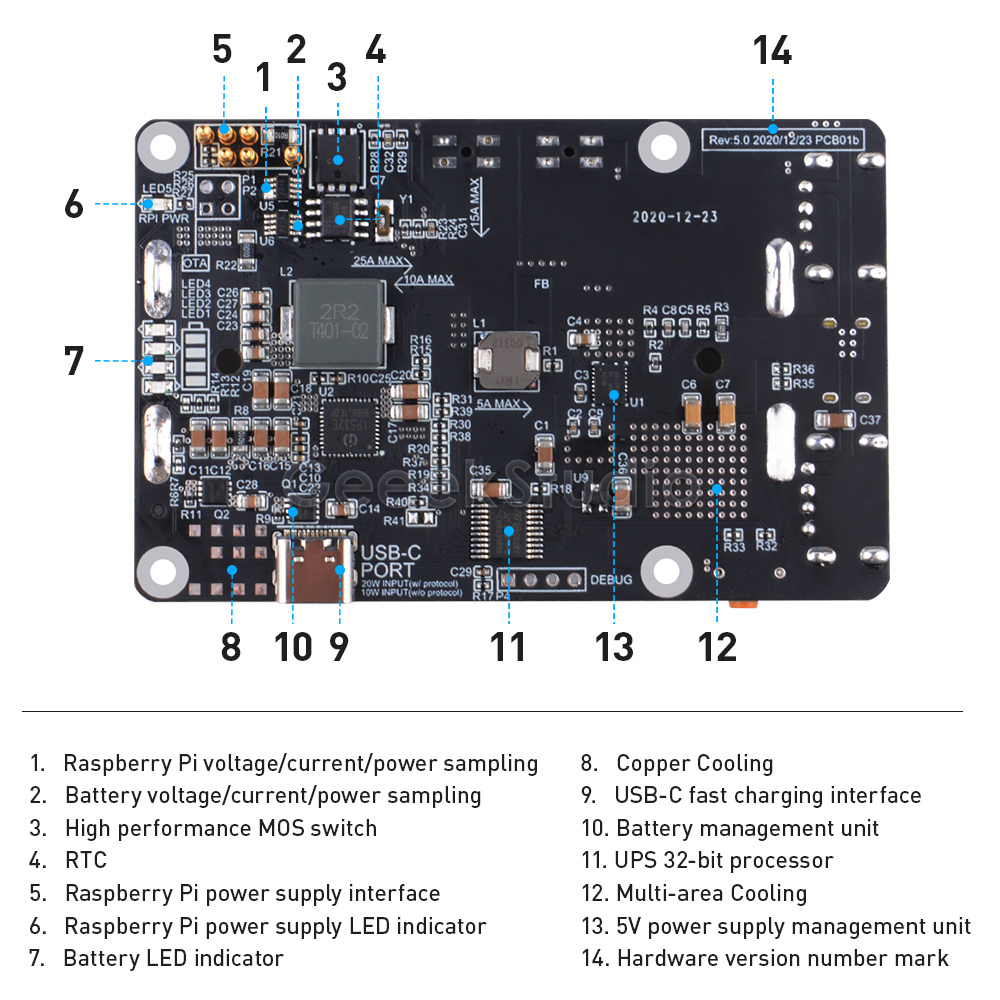 UPS Plus With Automatic Shutdo - Pi Power Supply review and price