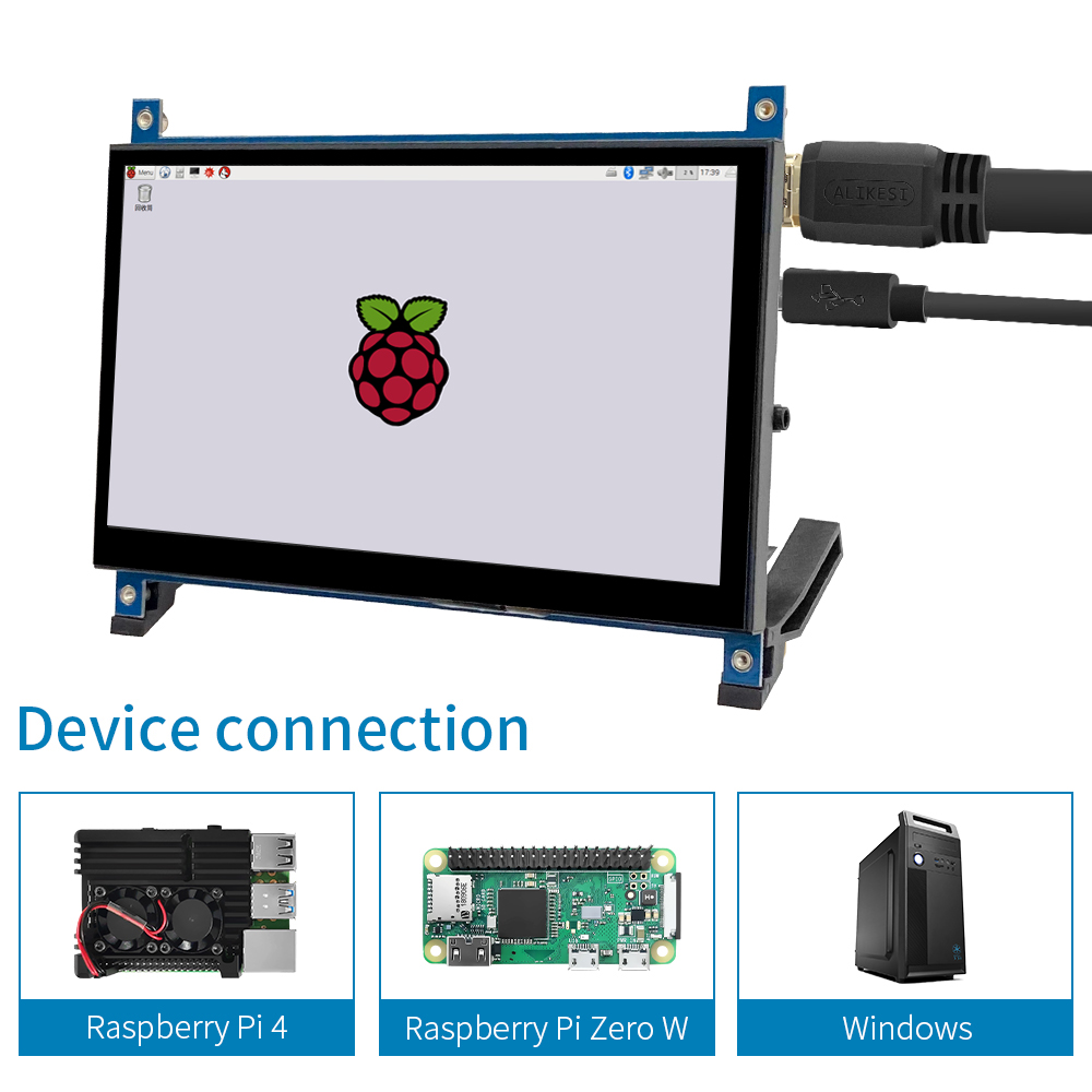IPS 7Inch HDMI-compatible Moni - Raspberry Pi 4 review and price