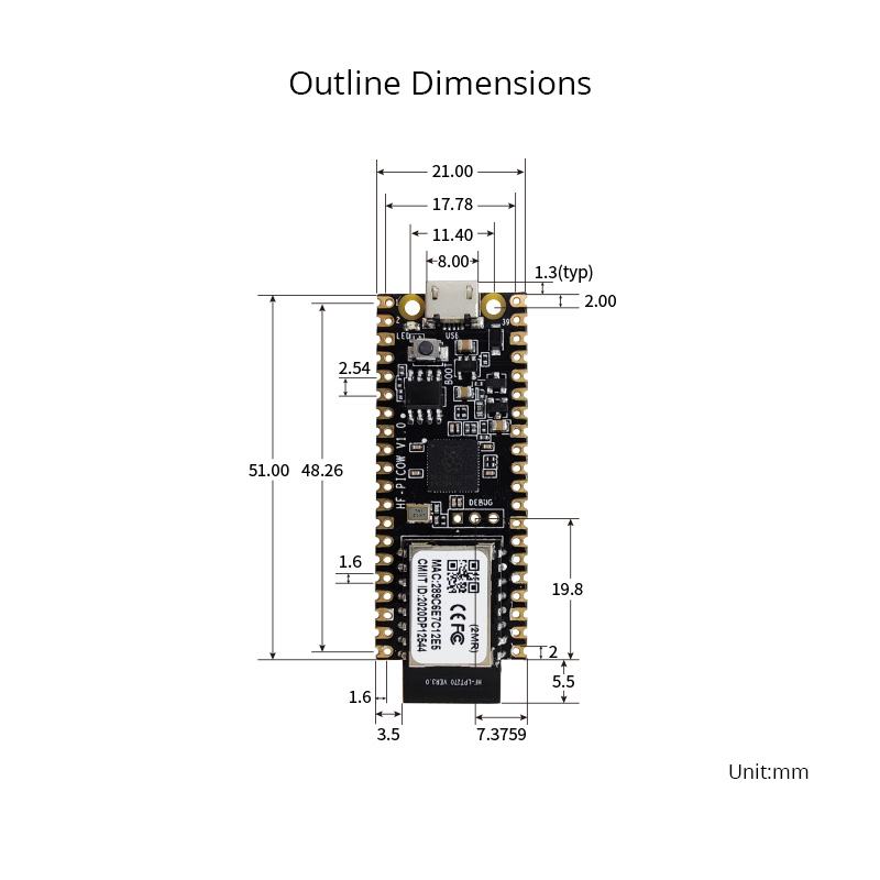 Raspberry Pi HF-PICOW Board RP - Raspberry Pi Kit review and price