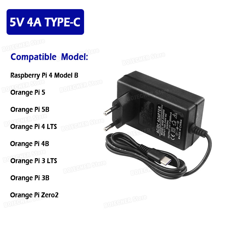 5V 4A USB C Charger For Raspbe - Pi Power Supply review and price