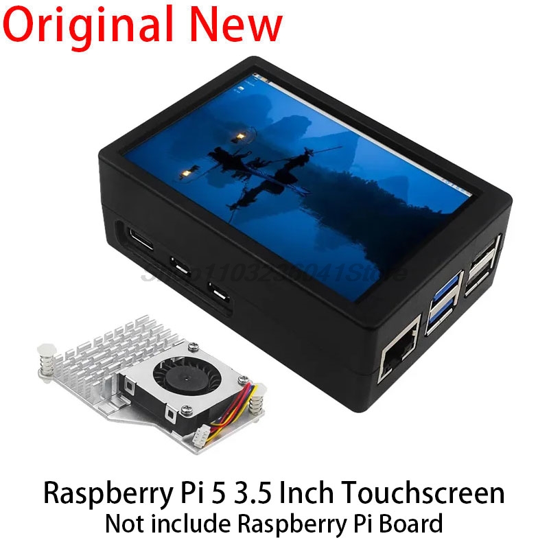 3.5 Inch Raspberry Pi 5 Touchs - Pi 5 Case review and price