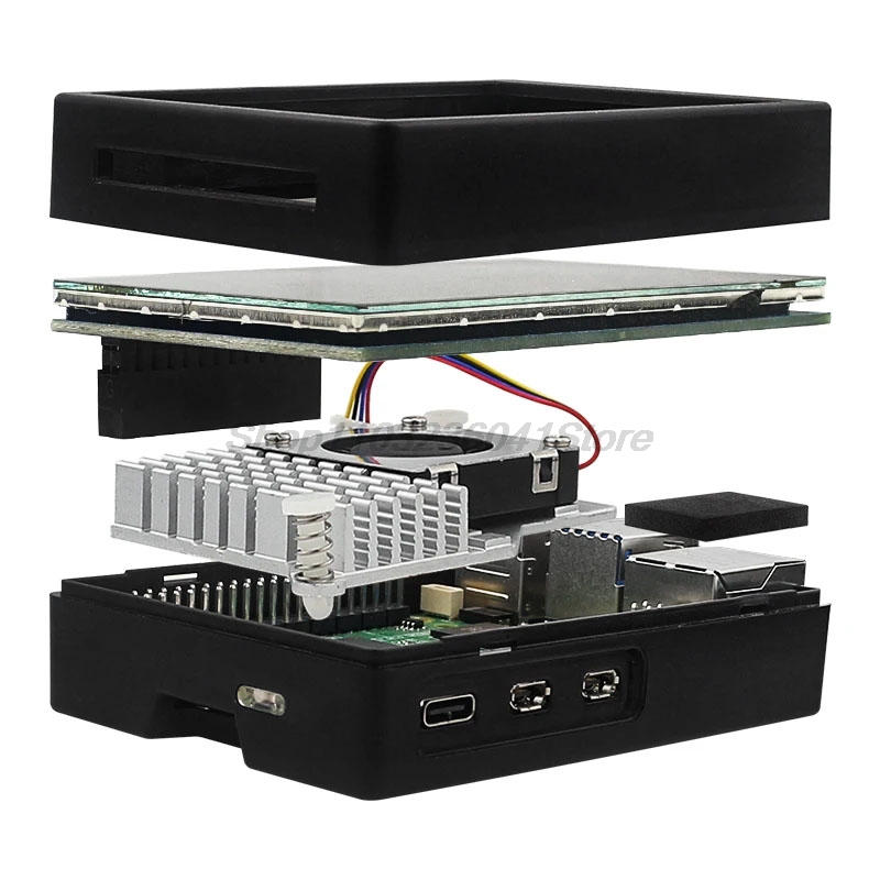 3.5 Inch Raspberry Pi 5 Touchs - Pi 5 Case review and price