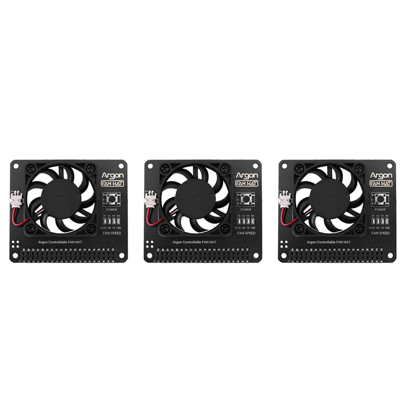 New-3X Argon Fan HAT For Raspb - Raspberry Pi 4 review and price