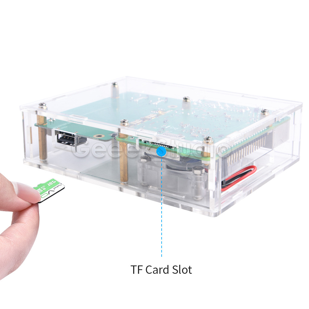 Acrylic Case Raspberry Pi Set- - Pi 4 Case review and price