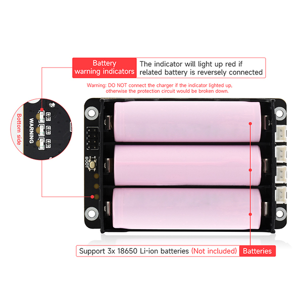 Raspberry Pi 5 UPS HAT Support - Pi Power Supply review and price