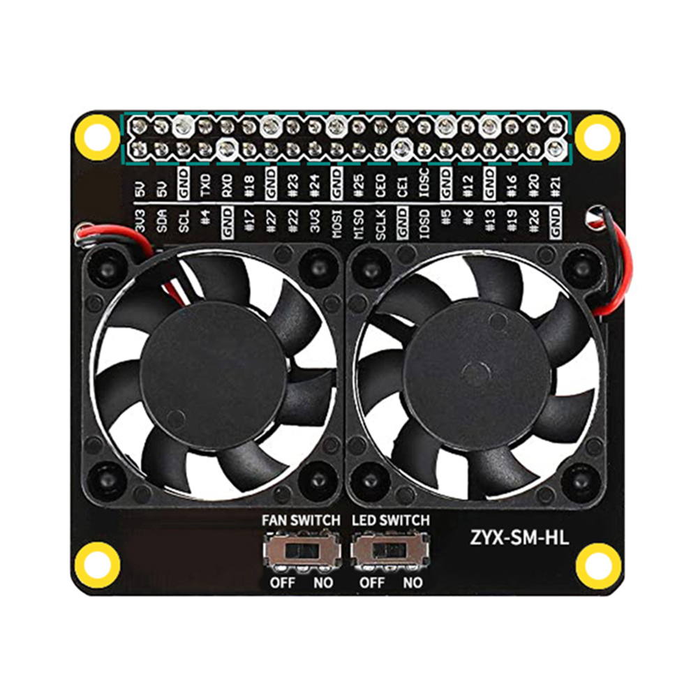 52Pi for Raspberry Pi LED Dual - Raspberry Pi 4 review and price