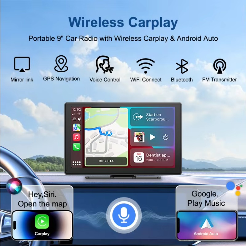 9 Inch Carplay Smart Screen Di - Micro Sd Card review and price