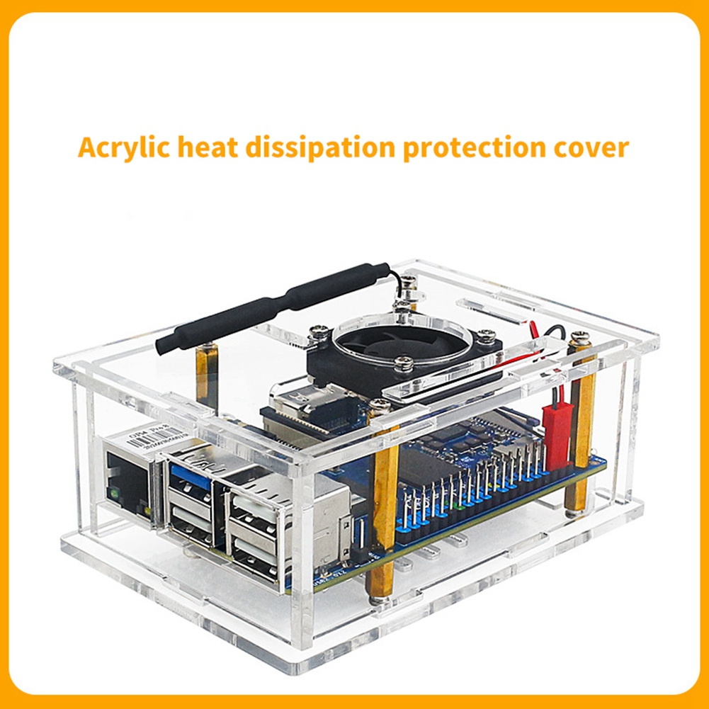 B27B Cooling Fan& Acrylic Prot - Pi 4 Case review and price