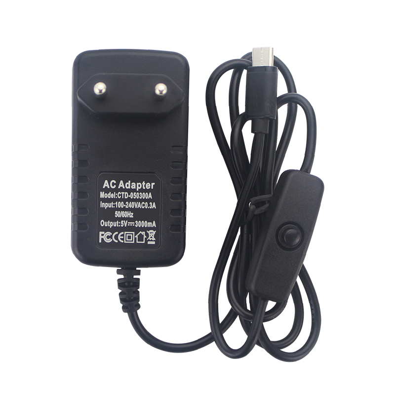 5V 3A Power Supply with ON/OFF - Pi Power Supply review and price