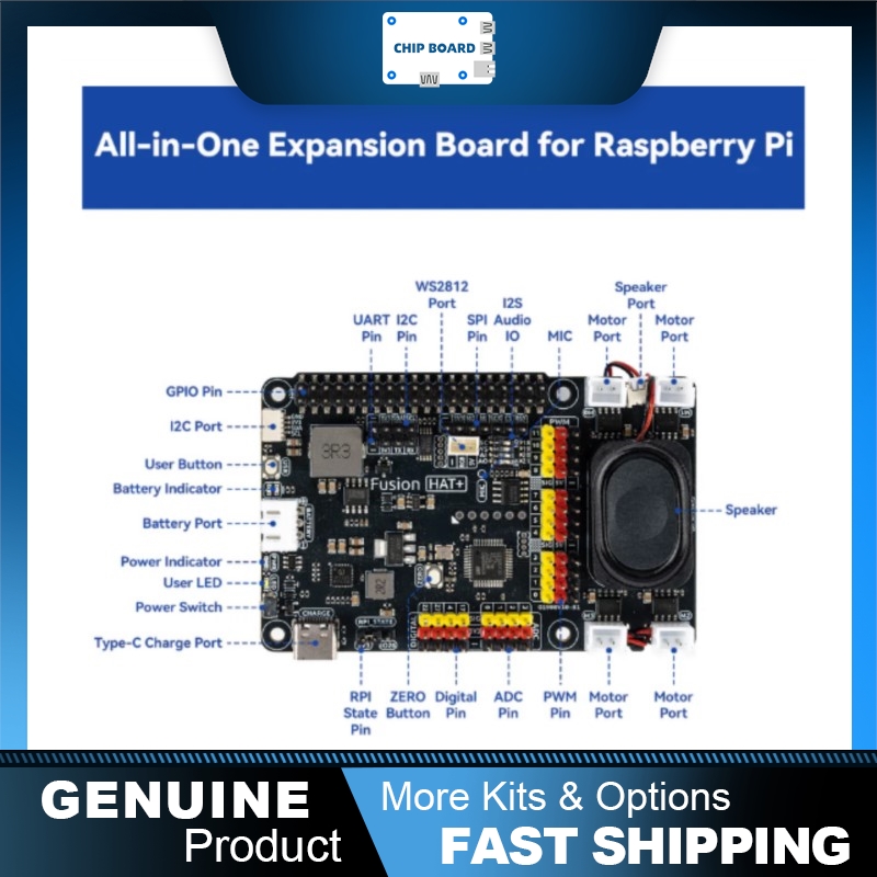 SunFounder Fusion HAT+: Raspbe - Pi Zero review and price