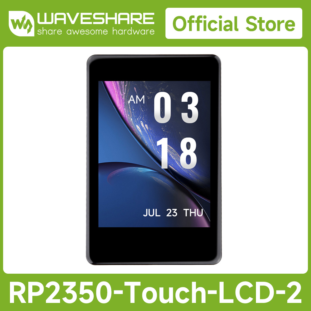 Waveshare RP2350 2inch Capacit - Pi Display review and price