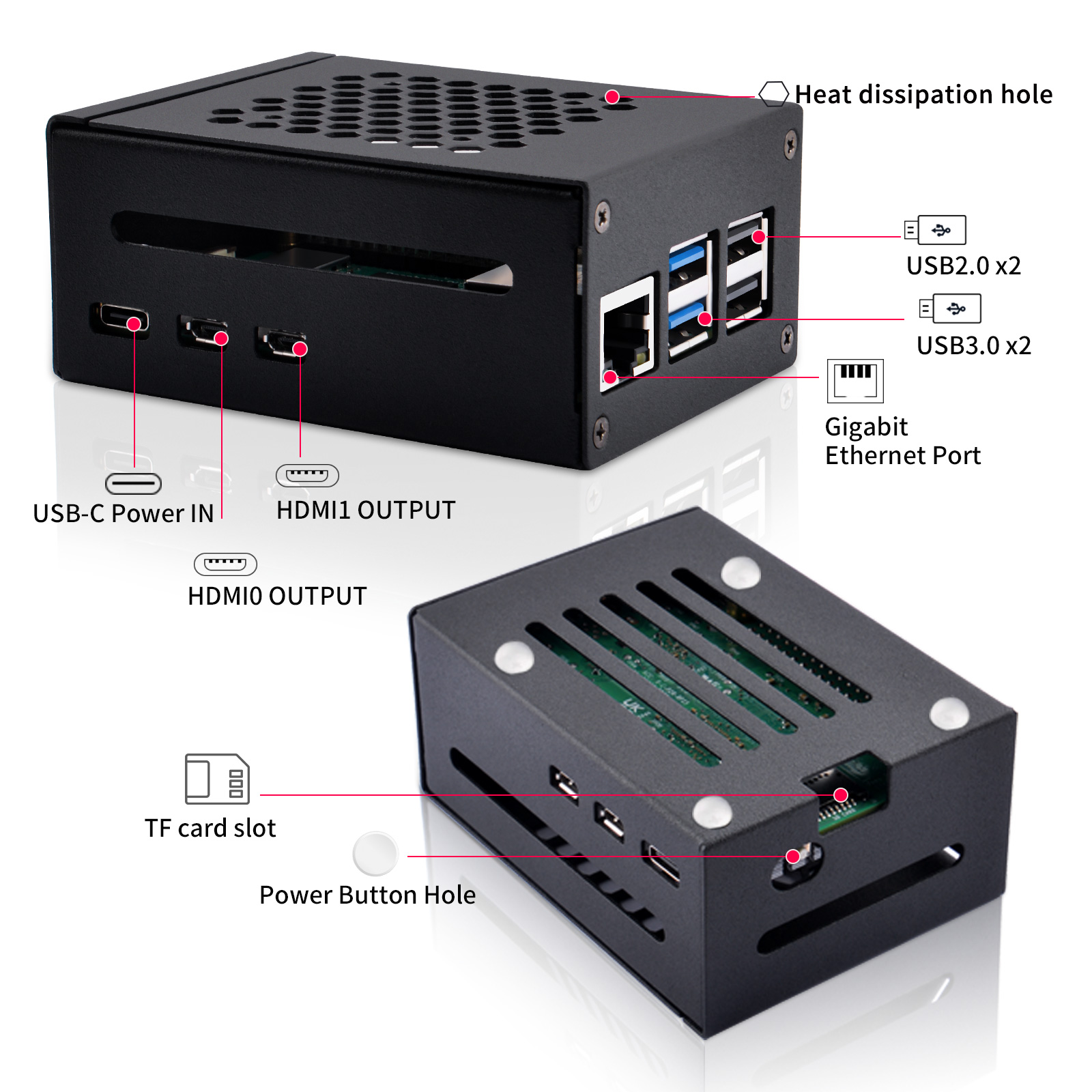 52Pi  Raspberry Pi 5 Metal Cas - Pi 5 Case review and price