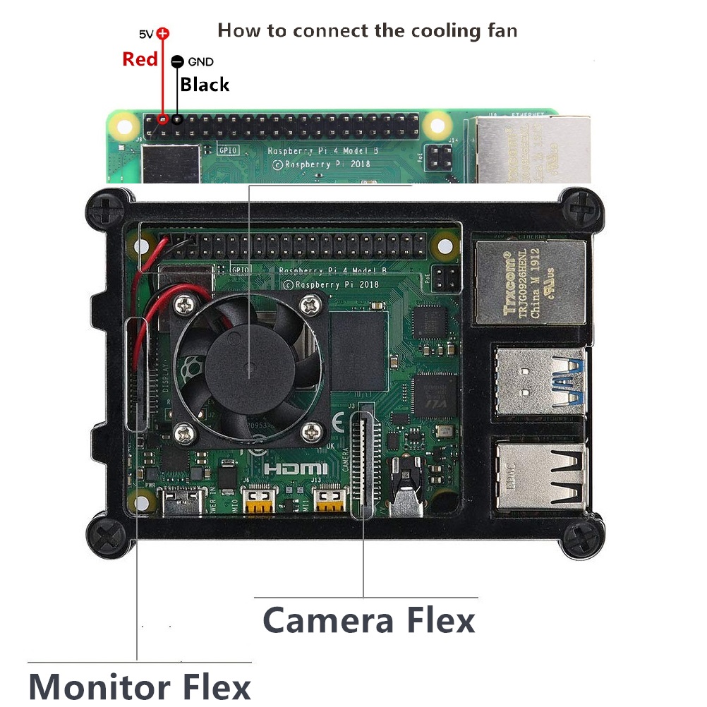 Clear 9 Layers Case with Cooli - Pi 4 Case review and price