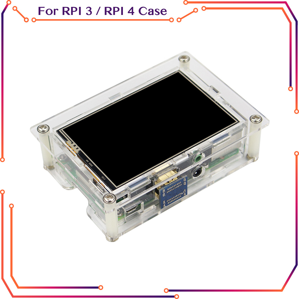For Raspberry Pi 4 Acrylic Cas - Pi 4 Case review and price