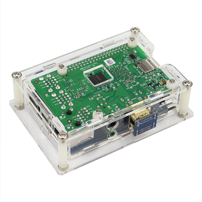 For Raspberry Pi 4 Acrylic Cas - Pi 4 Case review and price