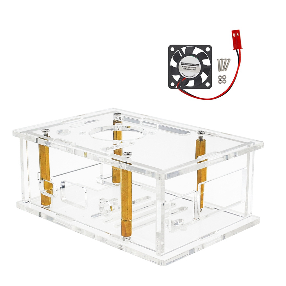 ABFN-Acrylic Case With Cooling - Pi 4 Case review and price