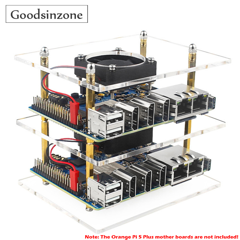 2 Layers Cluster Case Set for  - Pi 4 Case review and price