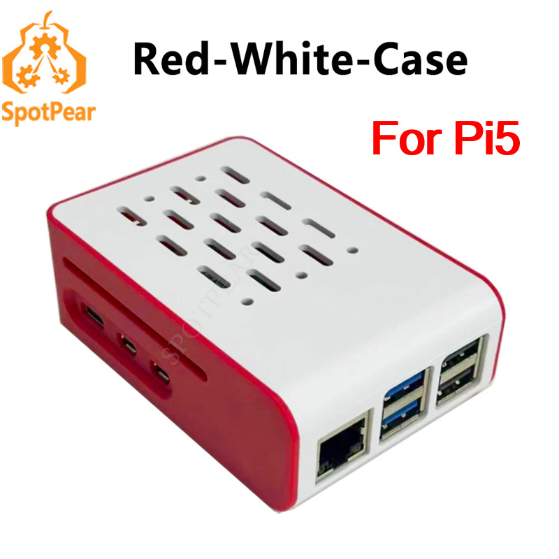 Raspberry Pi 5 Red-White cooli - Pi Cooler review and price