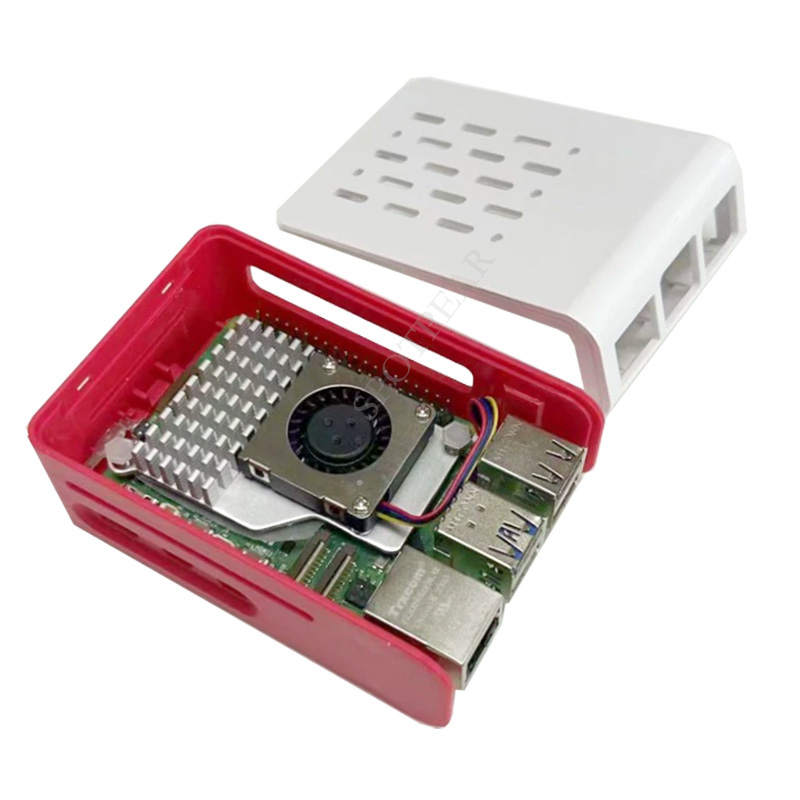 Raspberry Pi 5 Red-White cooli - Pi Cooler review and price