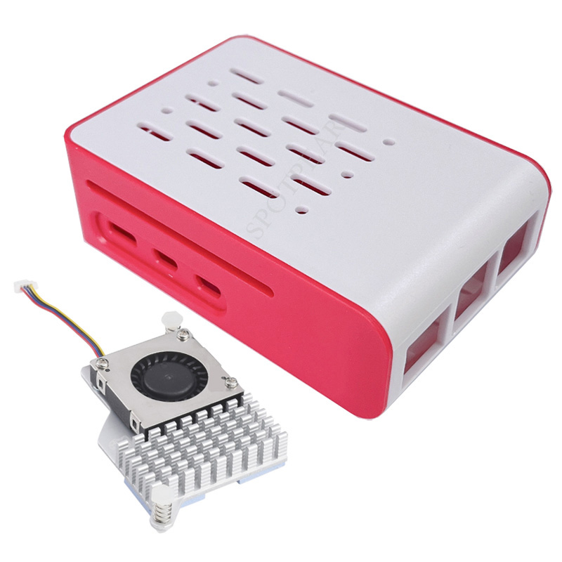 Raspberry Pi 5 Red-White cooli - Pi Cooler review and price