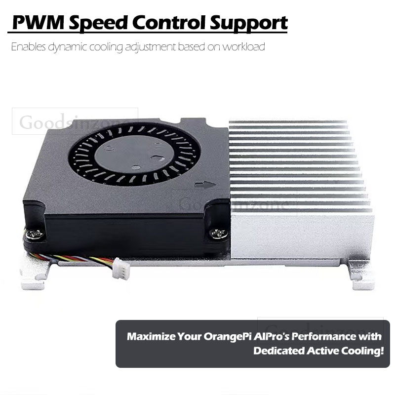 Cooling Fan with Heatsink Base - Pi Cooler review and price