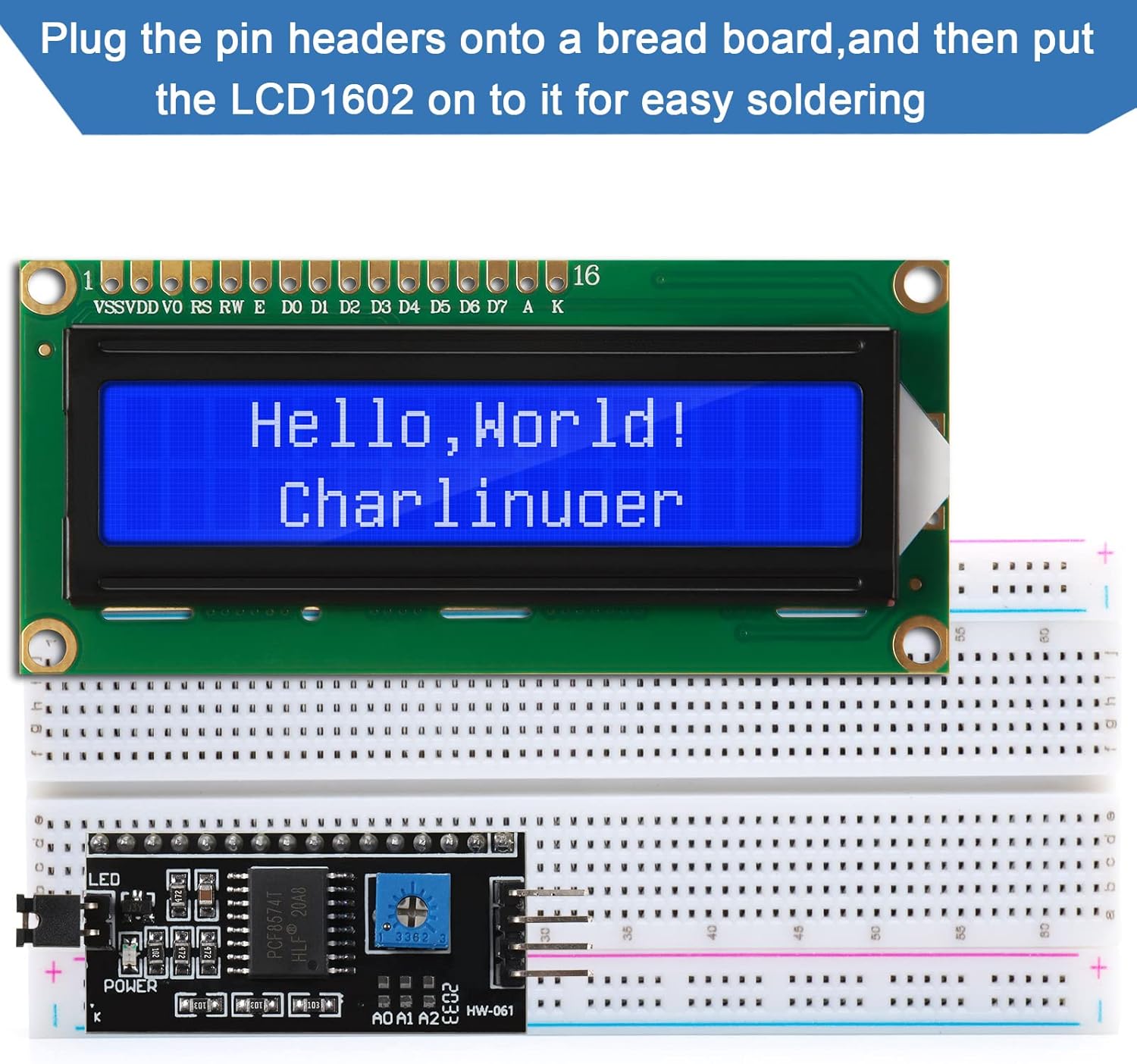 1Set 1602 LCD 20*4 Blue Screen - Pi Display review and price