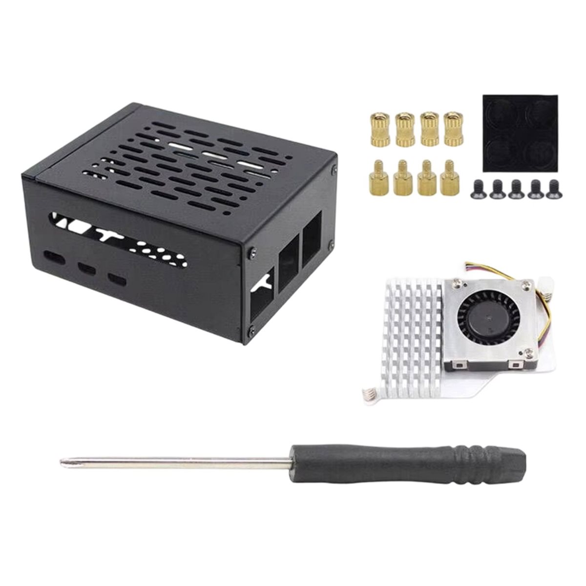 HGHO Metal Case with Cooling F - Raspberry Pi 5 review and price