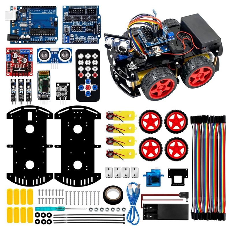 WOWFU-4WD Smart Robot Car Kit  - Arduino Kit review and price