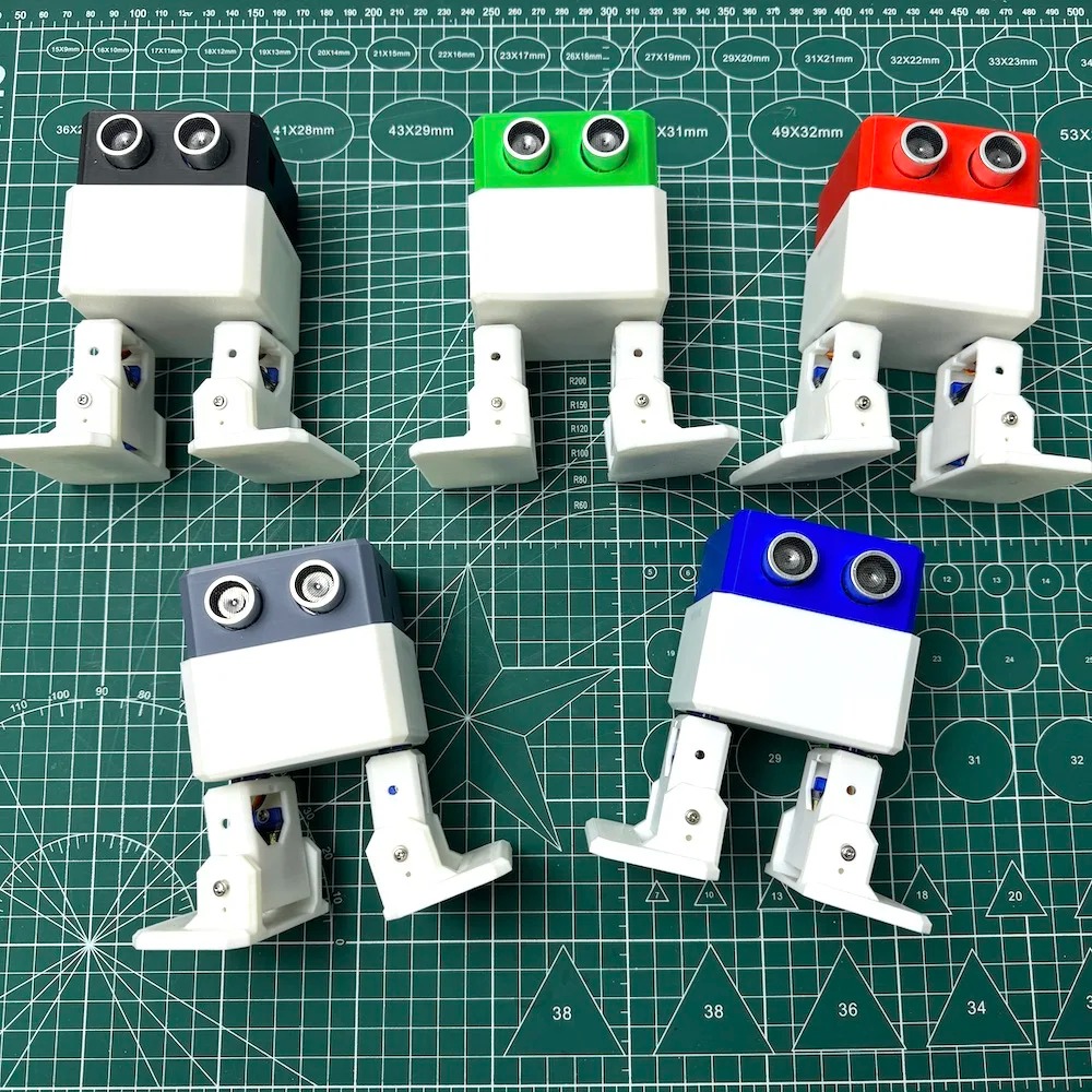3D Printed Biped Walking Robot - Arduino Kit review and price